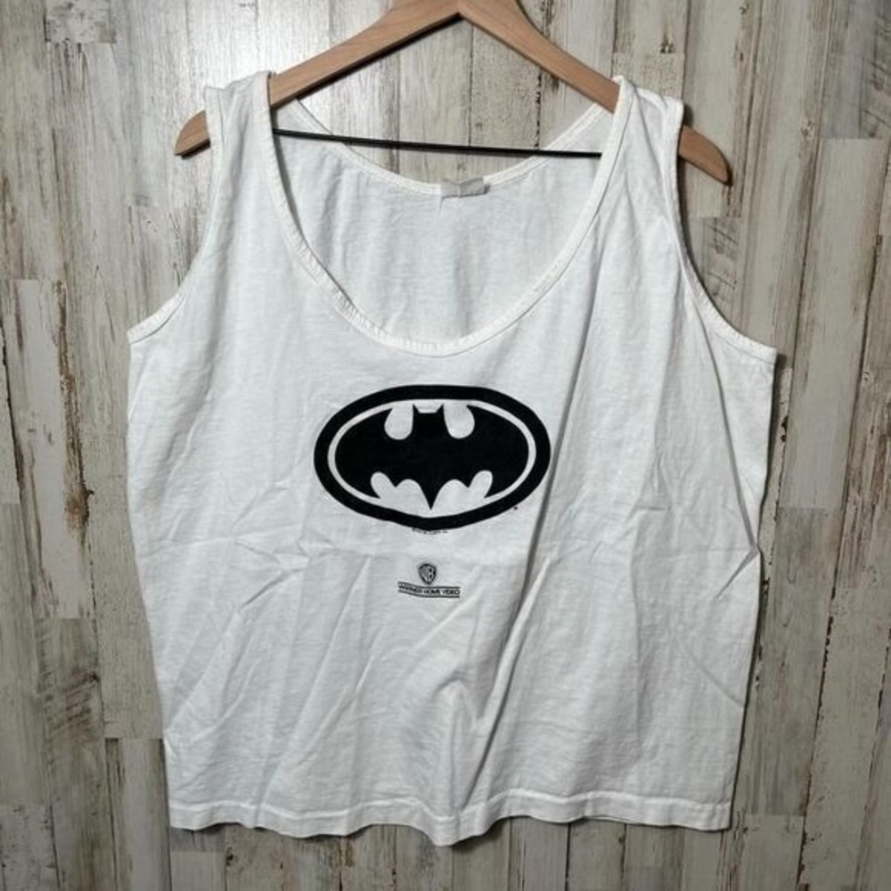 Vintage 60s Batman Warner Bros Tank Top Womens Size XL